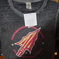 Gameday Couture Florida State Seminoles Gray Graphic T-Shirt Size S picture
