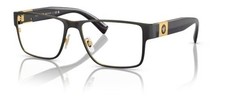 Versace VE 1274 1436 55mm Black Metal Rectangle Eyeglasses 55mm picture