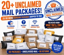 Unclaimed Mail Mystery Box - 20 Undelivered Package - No Return Mail picture