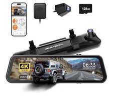 WOLFBOX G900 PRO Mirror Dash Cam with STARVIS 2 IMX678, Rear View Mirror Camera picture