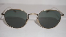 EYEVAN New Sunglasses FAIRWAY (47) AG Round Gold Antique Green 47 21 145 picture