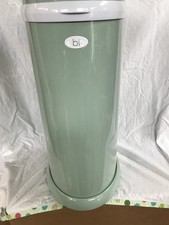 UBBI steel diaper pail-sage green- pre-owned picture