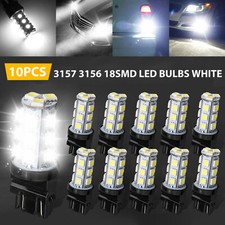 10pcs 3157 3156 18SMD LED Reverse Tail Brake Turn Signal Light Bulbs 6000K White picture