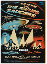Earth Vs Flying Saucers  1956 Blu-Ray RESTORED Widescreen Sci-Fi  Hugh Marlowe picture