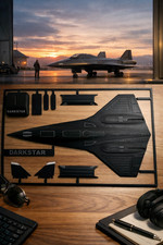 3D Printed Darkstar Hypersonic Aircraft Model Kit DIY Stealth Jet Build Display picture