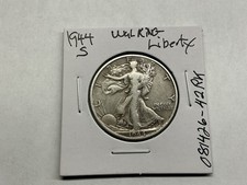 1944 S Walking Liberty Silver Half-Dollar San Francisco Mint 081426 42rk picture