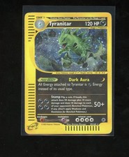 HUGE SWIRL 2002 Expedition Tyranitar Holo Foil Rare 29/165 WOTC Vintage Pokemon picture