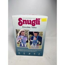 Vintage Snugli Double Take Baby Soft Carrier Infant Model Dots And Stripes picture