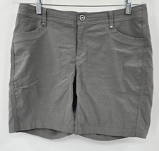 Kuhl Trekr Shorts Womens Size 10 Pewter Gray 8” Inseam Athletic Hiking picture