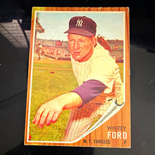 Topps Whitey Ford #310 New York Yankees MLB Baseball 1962 Topps Base Set picture
