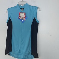 New Canari Paceline Tank Aqua Blue Black Medium picture