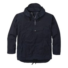 Filson Ranger Anorak Dark Navy Mens S Waxed Pullover Quarter Zip NWT picture