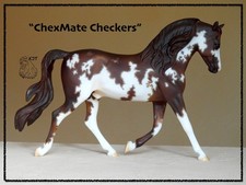 Custom/CM etched Breyer Morgan Stallion (Traditional 1/9 scale) picture