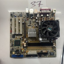 Vintage Asus P4SD-LA Motherboard w/ 2.4ghz Pentium 4 CPU & IO Shield Tested 478 picture