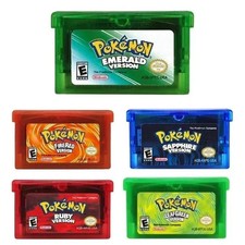 For Gameboy Advance GBA : Emerald, Sapphire, Ruby, LeafGreen, FireRed : Version picture