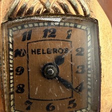 Vintage Helbros Cocktail Watch Gold Tone Art Deco Does NOT wind or tick READ picture