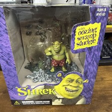 THE SWAMP BATH SHREK Shrek Vintage McFarlane toys 2001 BNIB NRFB Blockbuster picture