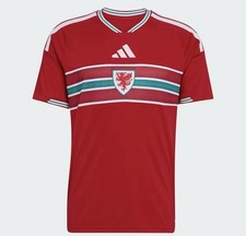 Wales Adidas 2026 Home Soccer Football Jersey Shirt JL6925 Climacool Size XL picture