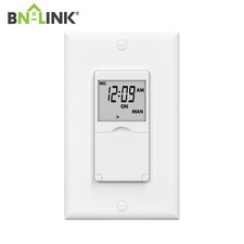 BN-LINK 7 Day Programmable In-Wall Timer Switch Digital for Fans, Lights, Motors picture