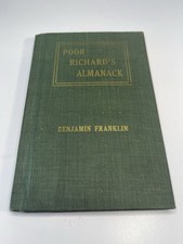 Vintage 1914 Poor Richard's Almanack Benjamin Franklin Waterloo Iowa BFQ Publ picture