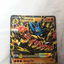 M Lucario EX (Secret Rare) 113/111 XY Furious Fists Holo Mega EX picture