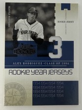 2004 Playoff Honors ALEX RODRIGUEZ Game-Used Rookie Year Jerseys Relic /50 RYJ-7 picture