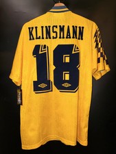TOTTENHAM HOTSPURS KLINSMANN 1994-1995 ORIGINAL JERSEY Size L picture