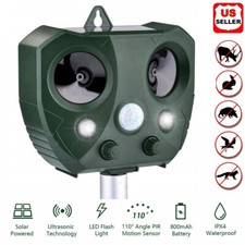 Upgraded Solar Ultrasonic Animal Repellent Dog Cat Skunk Deer Raccoon For Garden picture