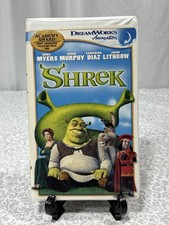Shrek VHS 2002 DreamWorks Animated Film PG Tested Clamshell picture