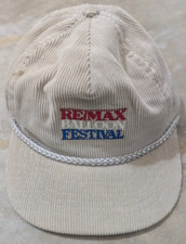 Vintage Re/Max Balloon Festival Corduroy Cap, Hot Air Balloon, Ivory picture