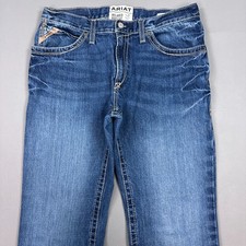 Ariat Jeans Mens 34x34 Blue M4 Bootcut Western Boundary Gulch Work (Tag33x34) picture