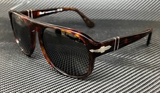 PERSOL PO3310S 24 B1 Jean Brown Havana Unisex 57 mm Sunglasses picture