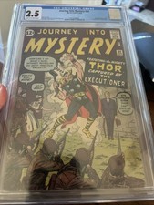 Journey Into Mystery #84 1962 Marvel CGC 2.5 1st Jane Foster 2nd Thor Key Comic picture
