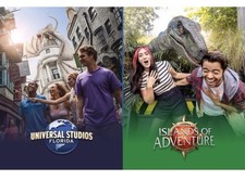 Pair/2 Tickets 2-Park 1-Day Park-to-Park Universal Studios Orlando EXP. 12/18/26 picture