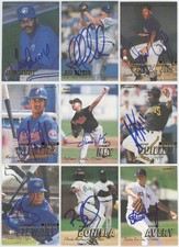 1996 1996 - 1997 Fleer Signed Card Lot (84 pcs) 9 731213 picture
