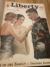 9 Vintage 5c Liberty Magazines May 4 -June 29th 1929 Fine Condition Hard bound picture