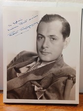 30's Hand Signed Autographed Actor Robert Montgomery Photo 8 x 10 RRP 988 picture