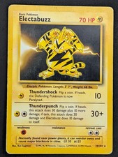 Electabuzz 20/102 R Base Set Unlimited Pokemon HP picture
