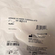 4 standard sz ResMed Mirage FX CPAP Cushion Replacement,  62111, 3 new,  1 Open picture