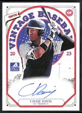 Chase Davis 2023 Onyx Vintage Blue Auto #VADA picture