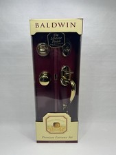 Baldwin Logan 5315.003.ENTR Solid Brass Entrance Handleset NEW SEALED picture
