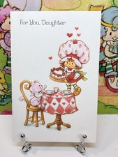 Rare Early Vintage Strawberry Shortcake Valentines Day Card picture