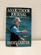 Jimmy Carter SIGNED An Outdoor Journal 1988 1st Edition 1st Printing HC DJ picture