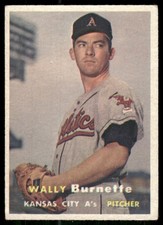 1957 Topps #13 Wally Burnette picture