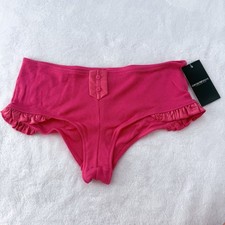 Vintage Emporio Armani Pink Ruffle Undies NWT Deadstock Sexy Lingerie Y2K picture