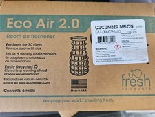 Fresh Products Eco Air 30-Day Freshener Refill, Cucumber Melon, 6 Refills picture