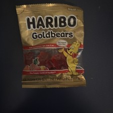 RARE HARIBO Goldbears Assorted Gummi Candies with Only Red - 0.4oz Bag New picture