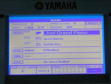 Original YAMAHA DGX520 DGX620 YPG625 psr s500 mm6 mm8 YPG635 LCD Screen Display picture
