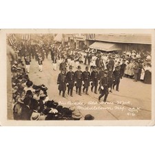 1908 Middletown NY Old Home Week Fire Parade RPPC Real Photo Postcard picture