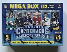 2021 PANINI CONTENDERS FOOTBALL MEGA BOX SEALED AUTO MEM CARDS NFL picture